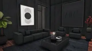 Vlad's Halloween MODERN MANSION 🦇🎃 | The Sims 4 Speedbuild