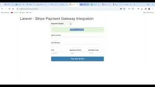 Laravel   Stripe Payment Gateway Integration
