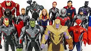 Marvel Titan Hero Endgame Thanos VS Avengers! 