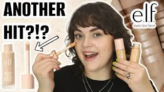 NEW elf Halo Glow Liquid Filter Review & Swatches! (2 Lightest shades)
