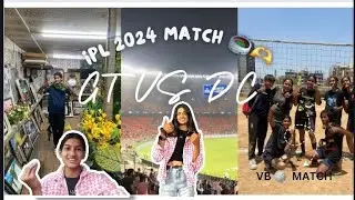 GT VS DC 🏟  | IPL 2024 A Low Scoring Match | VB 🏐 Match |Decorating Our Room 🌸✨️| KITPITS 🤍