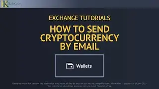 HubKoin Exchange Tutorials - How To Send Cryptocurrency By Email