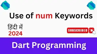 #9- Num Keyword in Dart