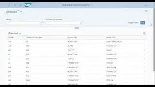 ABAP CDS view and Metadata Extension (Fiori List Report Application)