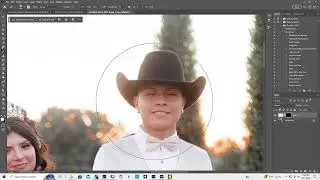 Head swap in Photoshop 2024 with adding a layer mask, move took, soft brush, photoshop shortcuts
