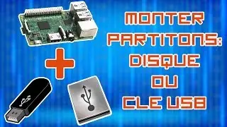 Monter les partitions d'un disque ou clé USB