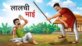 लालची भाई | Lalchi Bhai |  Bedtime stories | Hindi cartoon story | Moral Stories in Hindi