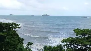 Вид с террасы номера SUPERIOR OCEAN VIEW в отеле Koh Chang Cliff Beach Resort 4*. Ко Чанг, Таиланд.
