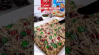 Deck the Halls with Bites of Holly! 🎅🍬 #ChristmasRiceKrispies #christmasdessertideas