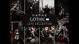 Gothic Video LUTs | Halloween Video LUTs | Spooky  Video LUTs | Dark LUTs | Cinematic LUT | VN LUT