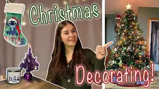 DECORATE for CHRISTMAS w/me 2024!🎄(room, house, ornament fail!)