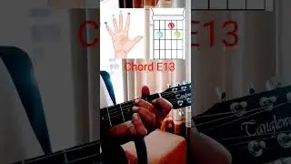 Guitar Chord E13 (Frets 1st)