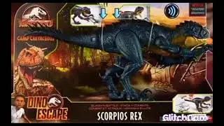 Jurassic World Camp Cretaceous Dino Escape Slash' n Battle Scorpius Rex