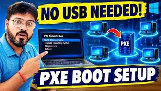 Configure PXE boot server for windows or create LAN boot for windows.