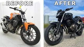 Rebuild Stolen Auction Honda CB500!
