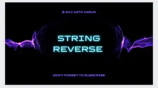 C program to reverse string using pointers