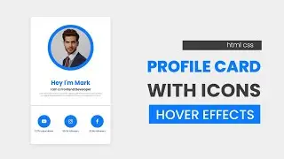 Profile Card HTML CSS 