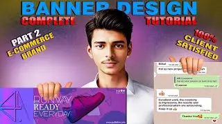E-commerce Brand👕👖Banner Design For Client Full Process In Adobe Illustrator | 100% Client Satisfied