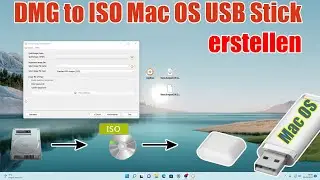 DMG to ISO Mac OS USB Stick erstellen unter Windows | Mac OS Bootstick
