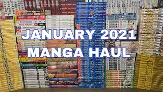 FIVE MONTHS OF RIGHTSTUF ORDERS??? | JANUARY 2021 MANGA HAUL 180+ VOLUMES
