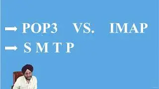 POP3 vs  IMAP, SMTP |  Part 2-4