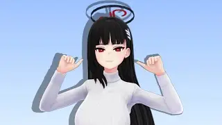Blue Archive : Tsukatsuki Rio ~ KAMASE · GINTA [MMD]