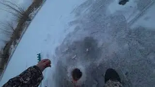 Подлёдный лов плотвы