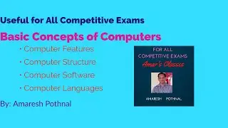 Basic Concepts of Computers for All Competitive Exams|Computer Concepts|Computer Basic Knowledge