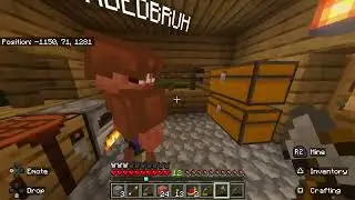 LIVE: Building our mountain base. Minecraft with Spaded