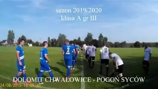 Dolomit Chwałowice - Pogoń Syców skrót meczu