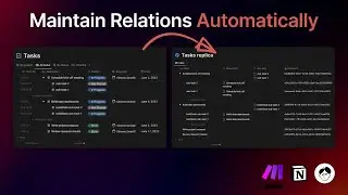 Notion and Make: create automated synced databases and maintain relation properties