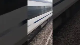 Beautiful Vande Bharat express crossing Gaggar railway station near Chandigarh #shorts