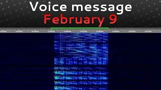 UVB-76 (The buzzer) Voice message 12:48 9.2.2025