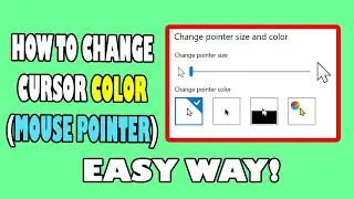 HOW TO CHANGE CURSOR/MOUSE COLOR POINTER 2021 UPDATED 2022| ⚜️ PC ZONE ⚜️