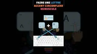 Comment faire une lettre accent circonflexe minuscule sur un clavier pc ?