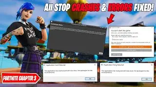 How To Fix CRASHES & FREEZING in Fortnite Chapter 3 Season 4! | Fortntie Crash Reporter Directx 12
