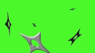 Free Green Screen Slow Motion Shuriken (Ninja Star) | 1080p