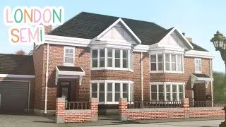 London Semi 🇬🇧 🍂 A Heartstopper Inspired Family Home! | The Sims 4 | Speed Build | No CC + Download