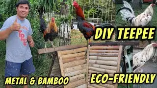 Paano gumawa ng teepee(bamboo & metal)