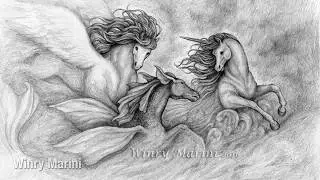 Horse (Equine) Art, Pencil on Paper Collection