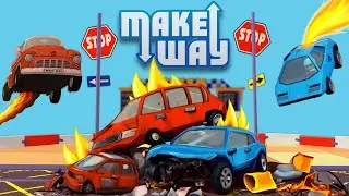 This Racing Game is CHAOS - #makeway