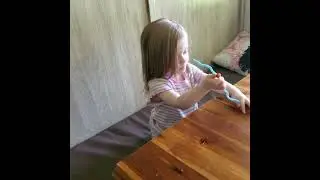 3-Year-Old with Hiccups Sings Bluey