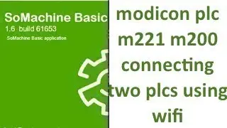SoMachine Basic modicon plc m221 m200 connecting two plcs using wifi