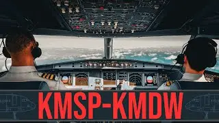 🔴 KMSP to KMDW: Navigating the Fenix A320 to Midway's Challenging Short Runway's!