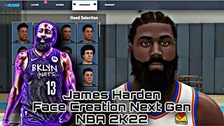 JAMES HARDEN FACE CREATION NBA 2K22 NEXT GEN 
