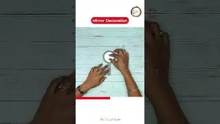 Mirror Decor | Mirror Decoration |  DIY tutorial by  @diyquickcrafts