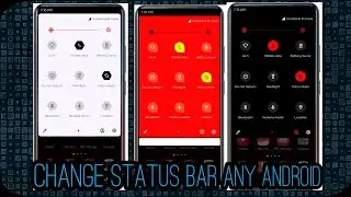 Change  Notification bar/status bar  in any ANDROID/iso device