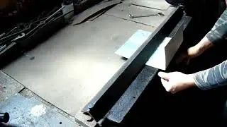 Homemadel sheet metal bender