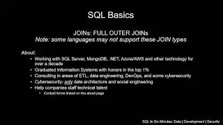 SQL Basics: How To Use A FULL OUTER JOIN and Why