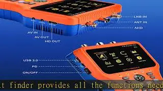GT MEDIA V8 Finder Pro Satellite Finder Meter SAT Finder TV DVB-S2X/S2/S/T2/T/C Signal Receiver H.2